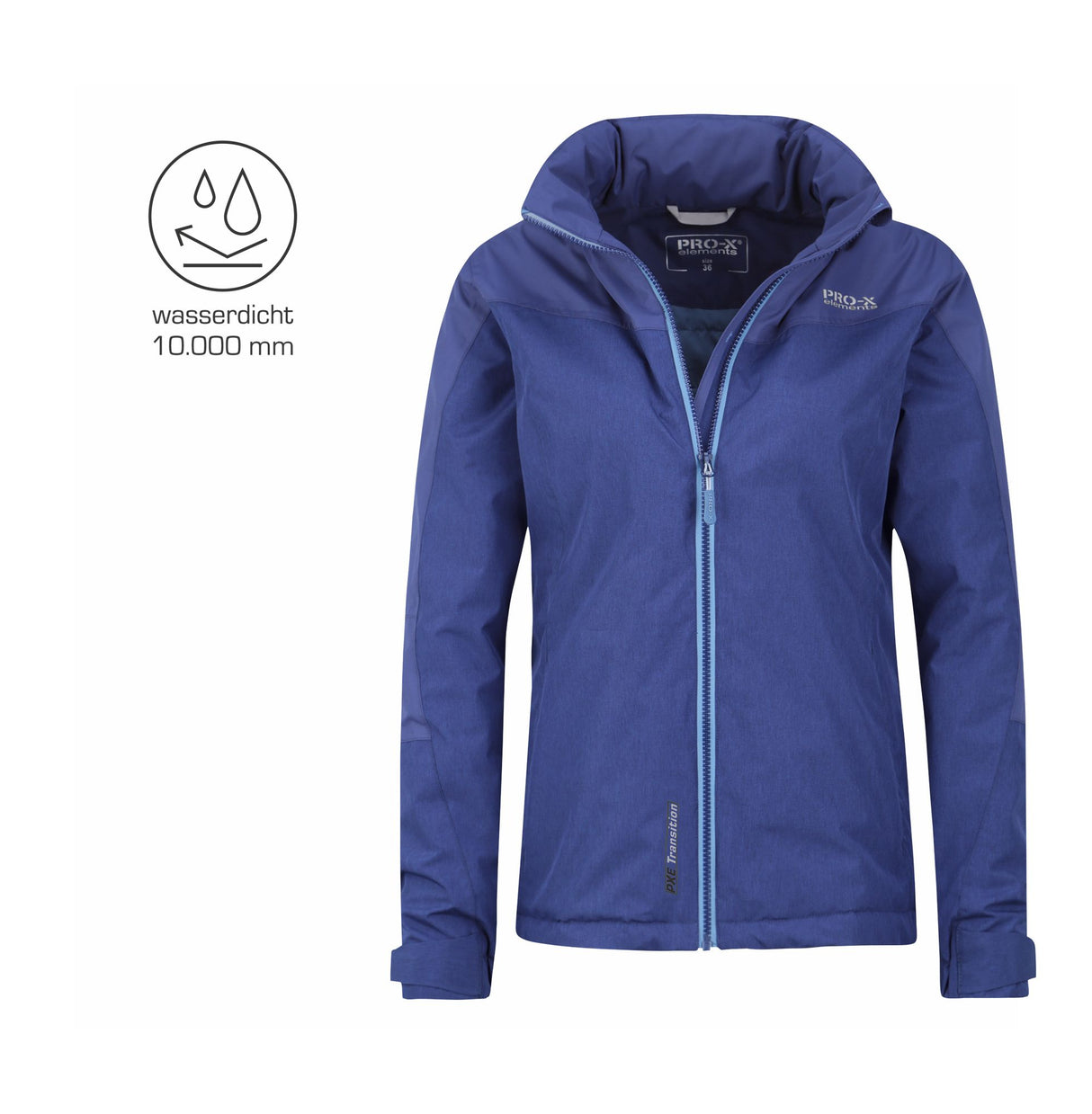 Soft Indigo Melange-Blau