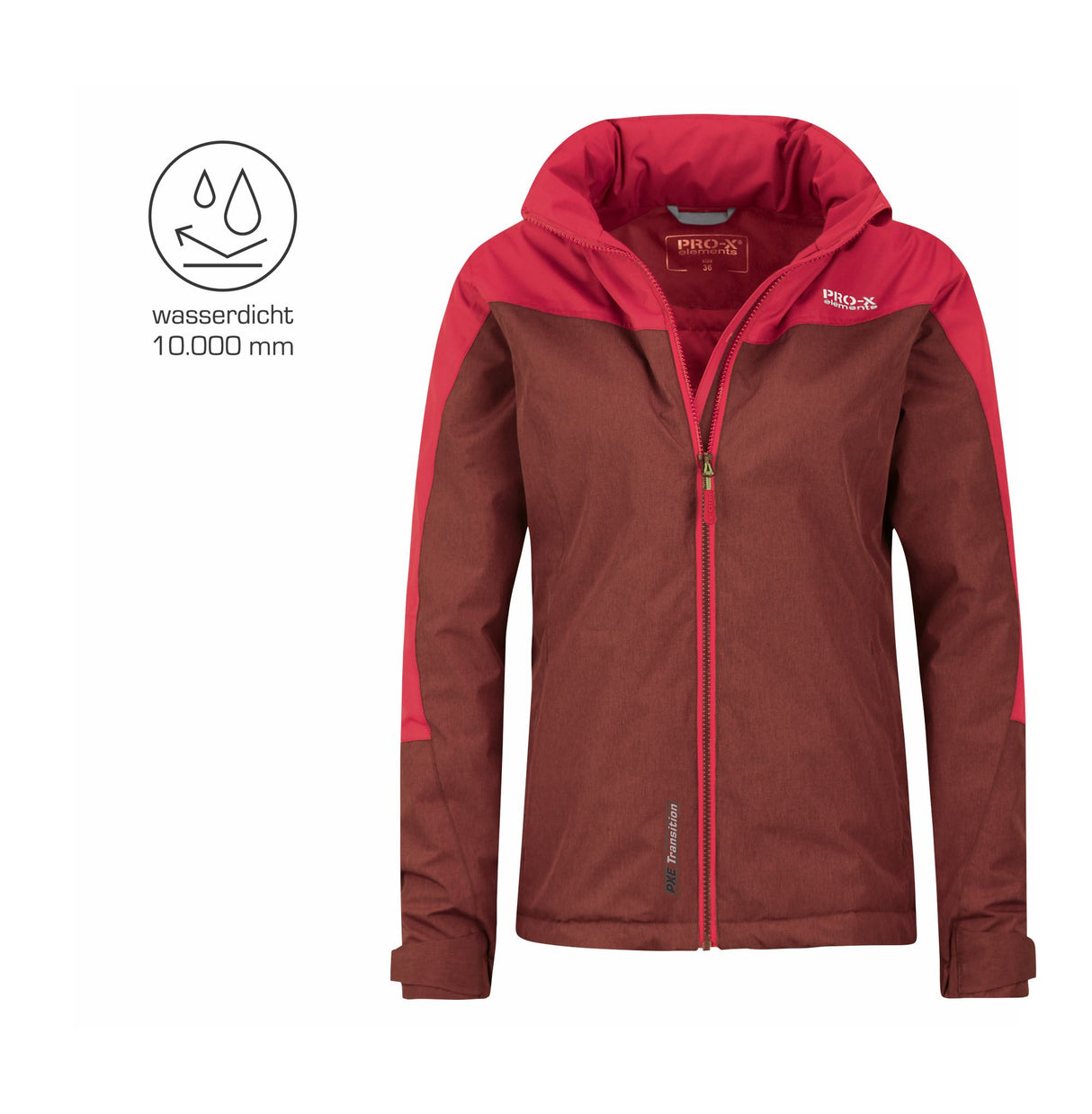 Aubergine Melange-Rot